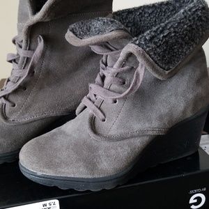 Suede booties